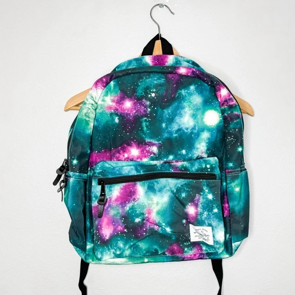 HotStyle TRENDYMAX Backpack for School Girls Boys Galaxy Green